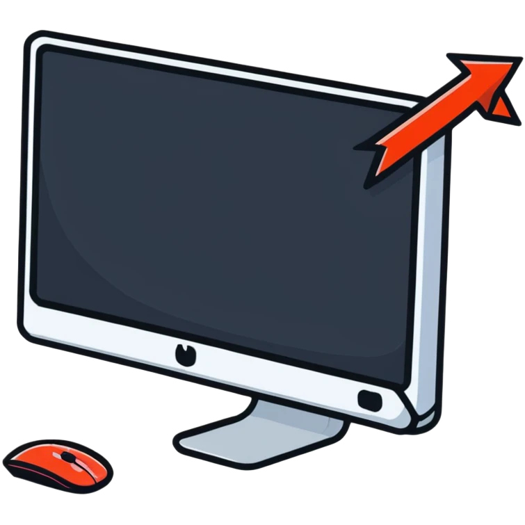Arrow mouse cursor clicking button emoji