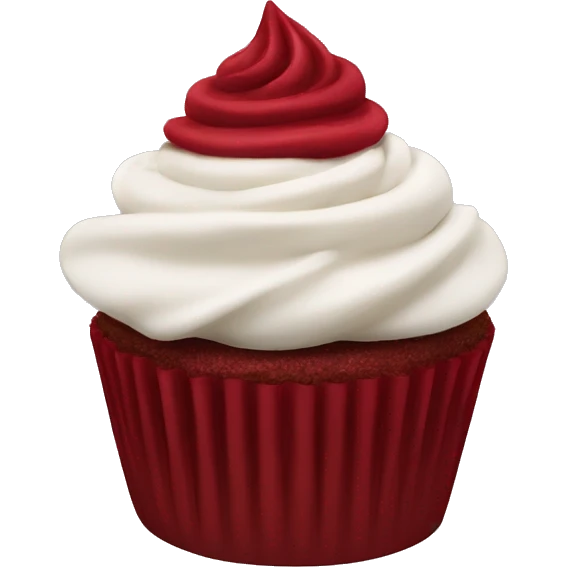 Starbucks red velvet cupcake  emoji