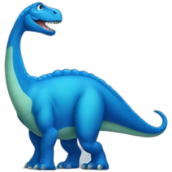 big blue dinosaur emoji