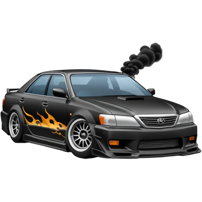 тойота Марк 2 JZX100 в дрифте emoji