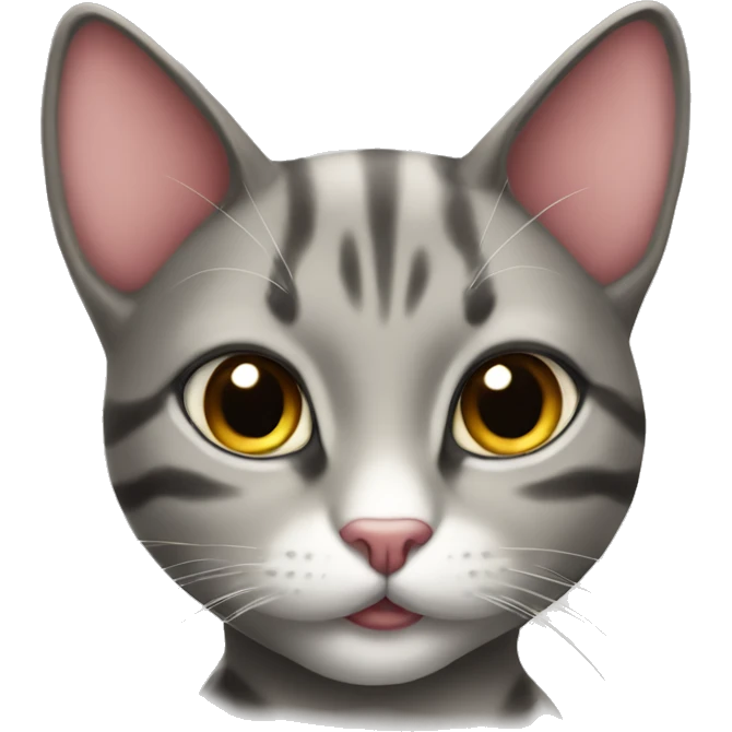 Coquette cat emoji