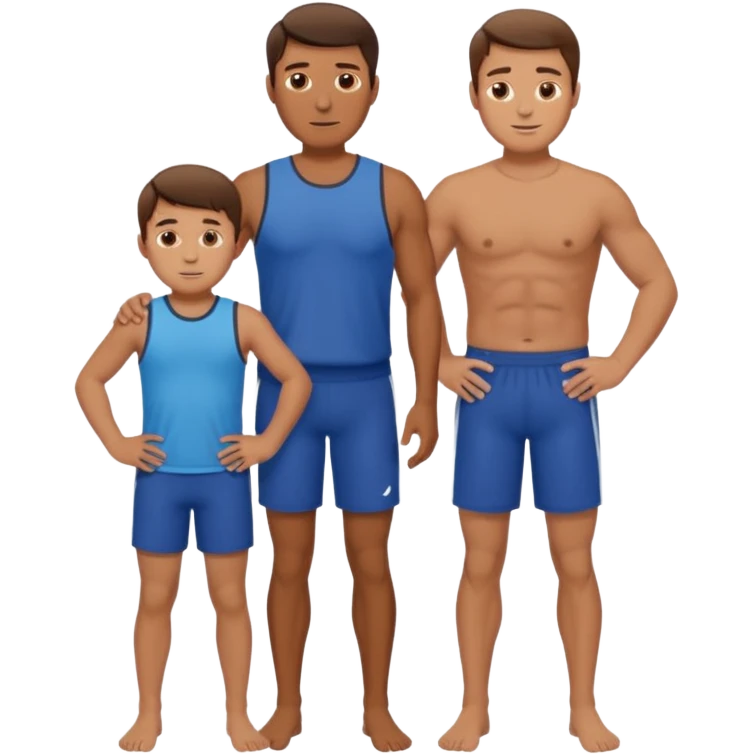 father training son emoji