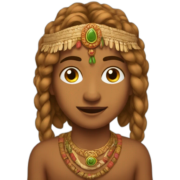 Traditional indian emoji