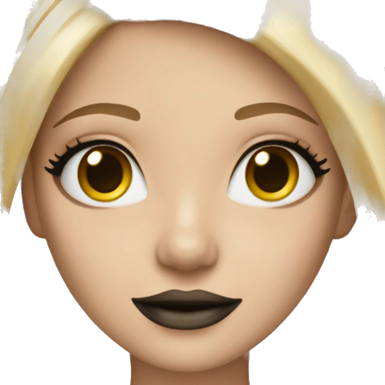 Sephora kid blonde and white emoji