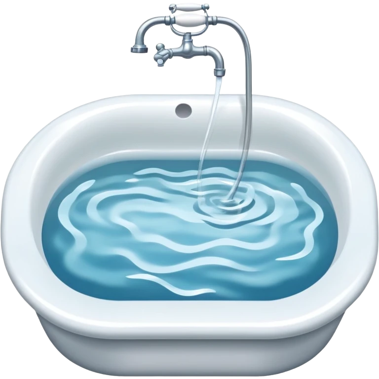 puddle in a bath emoji