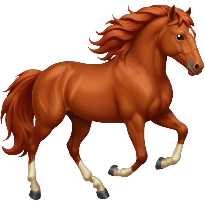 red horse 2026 year agressive running happiness and money follows emoji
