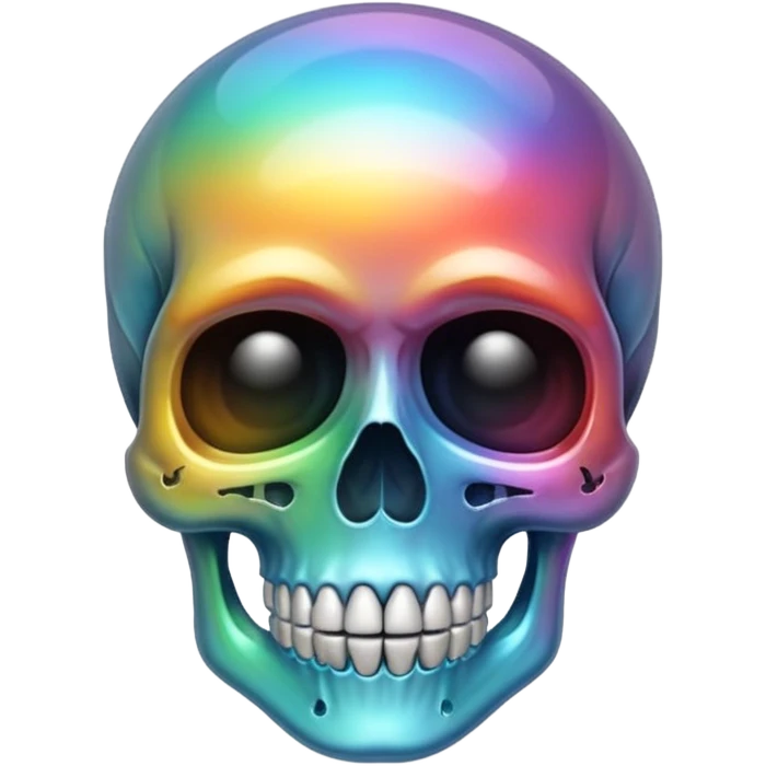 💀iphone emoji with aura skuttle emoji
