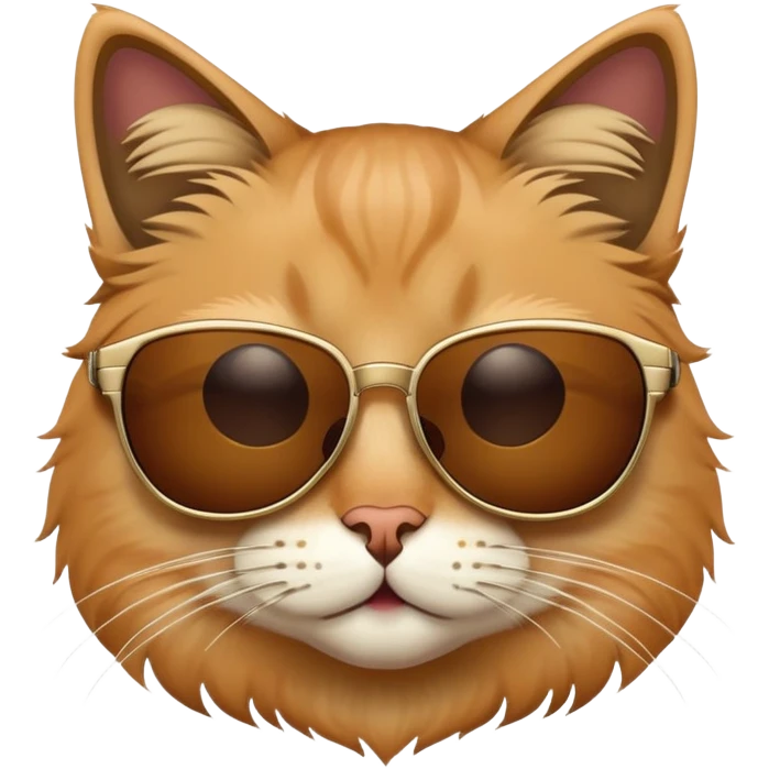 Cat wearing sunglasses emoji
