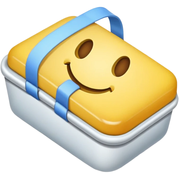 Синий бантик  emoji