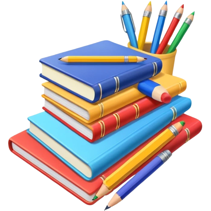 school supplies emoji