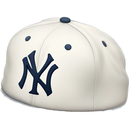 yankees cap, with fur on sides emoji