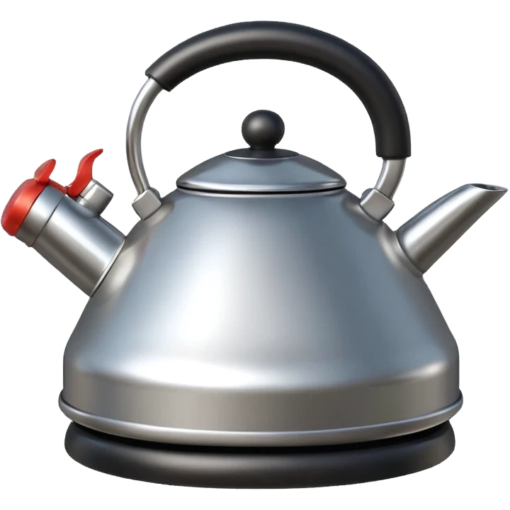 The kettle whistles  emoji