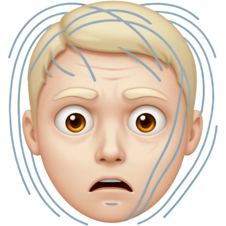 «Тревожность / Паническая атака»: Есть 😨 (испуг) и 😰 (холодный пот), но нет смайлика, точно передающего ощущение тревоги.

Предлагаемый смайлик: Лицо с хаотичными линиями вокруг, символизирующими внутренний хаос. emoji