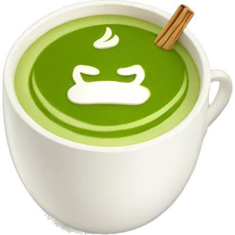Matcha latte emoji