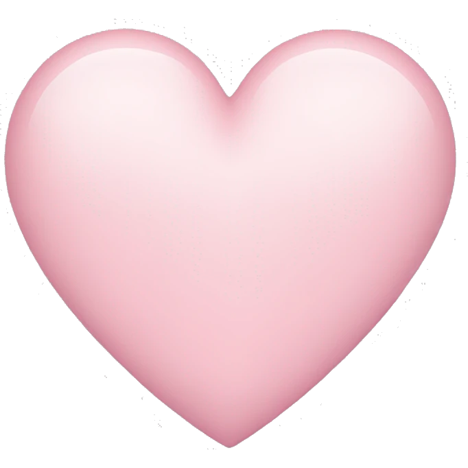 light pink heart  emoji