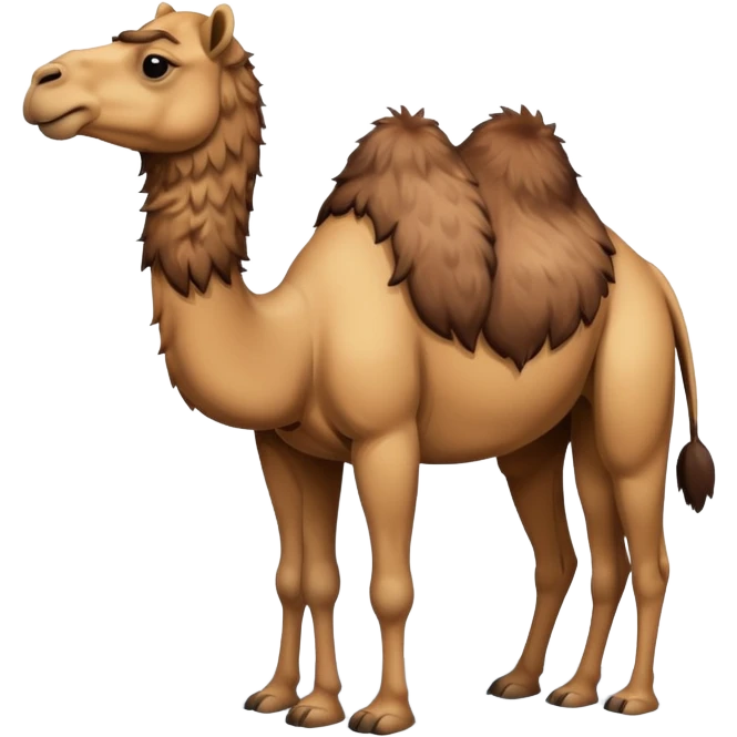 a camel in snow emoji