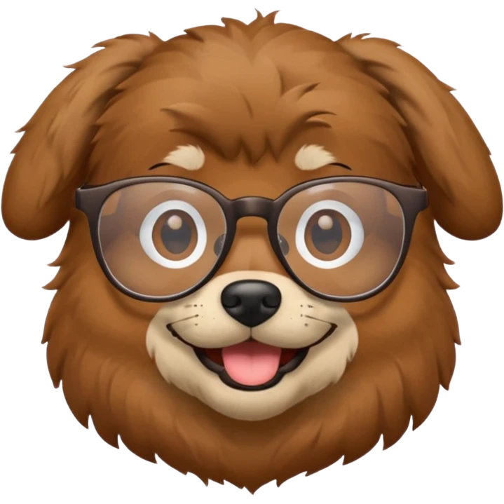 gözlüklü hayvanlar emoji