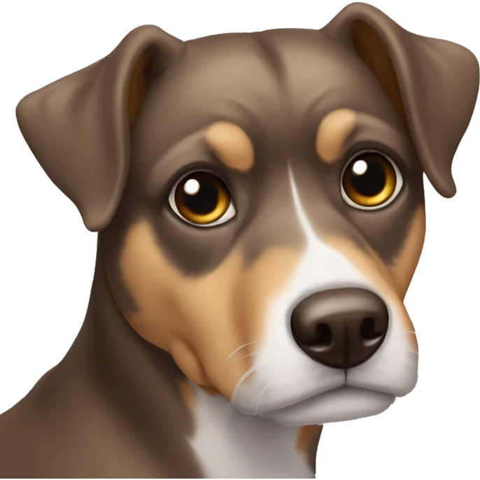 cachorro cego de um olho emoji