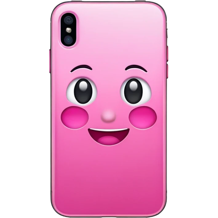 iPhone pink emoji