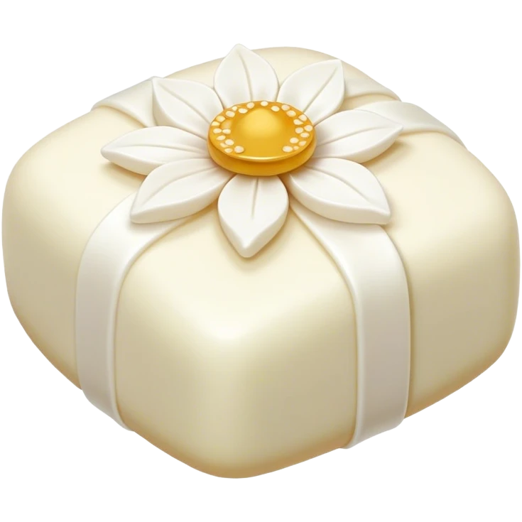 White wagashi  emoji