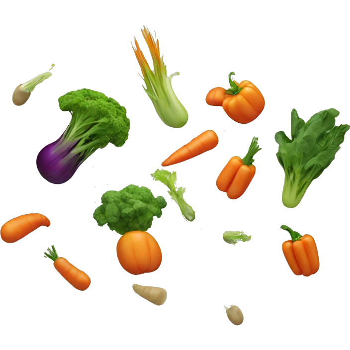 falling vegetables emoji