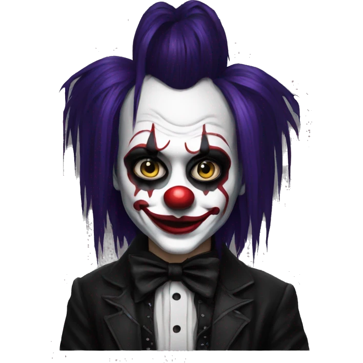 Payaso goth emoji