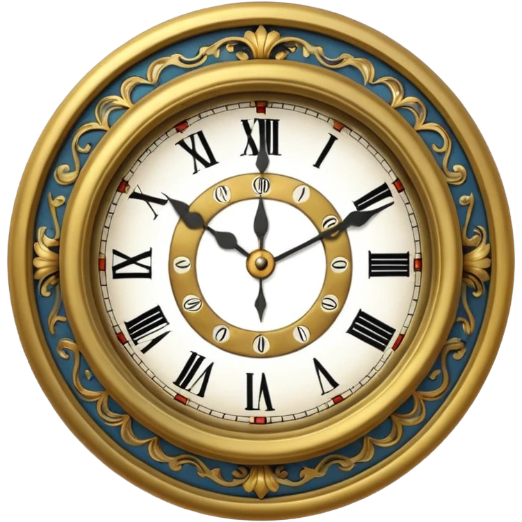Clock that tea emoji