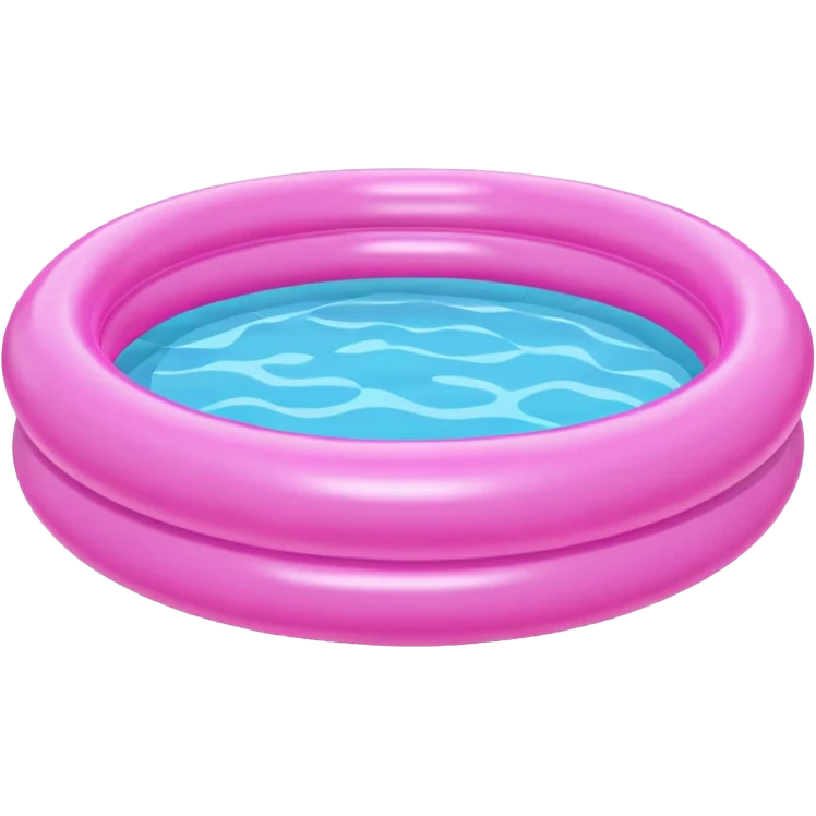 pink inflatable pool emoji