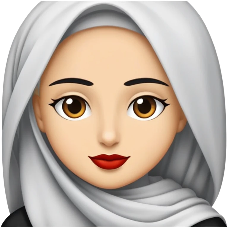 Gri bir yuvarlağı içinde, siyah onay işareti emoji