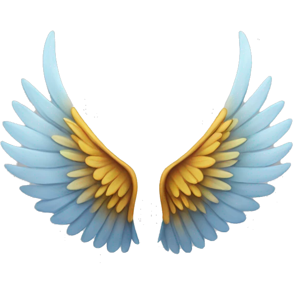 Two wings emoji