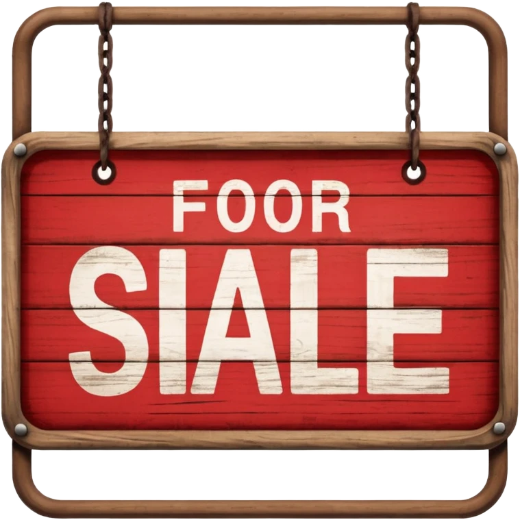 "FOR SALE" sign emoji