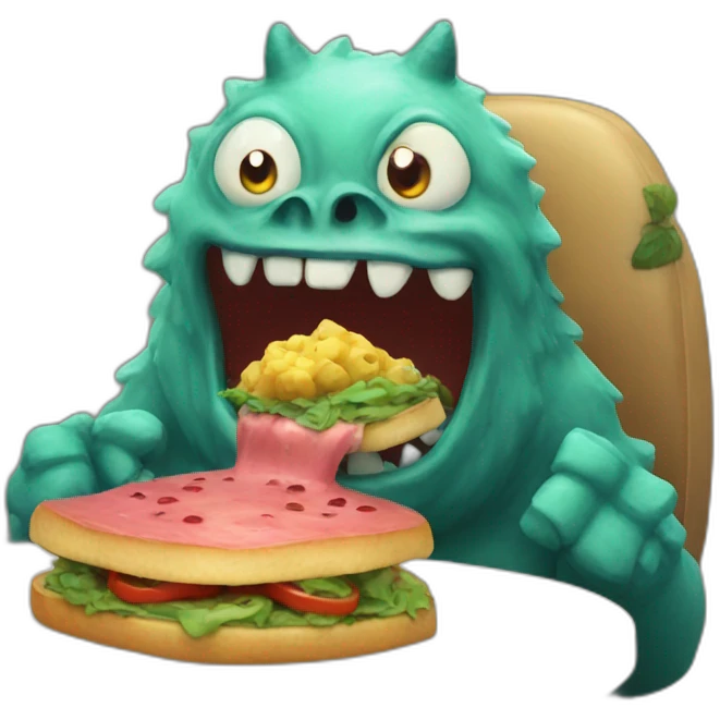 kanban eating monster emoji