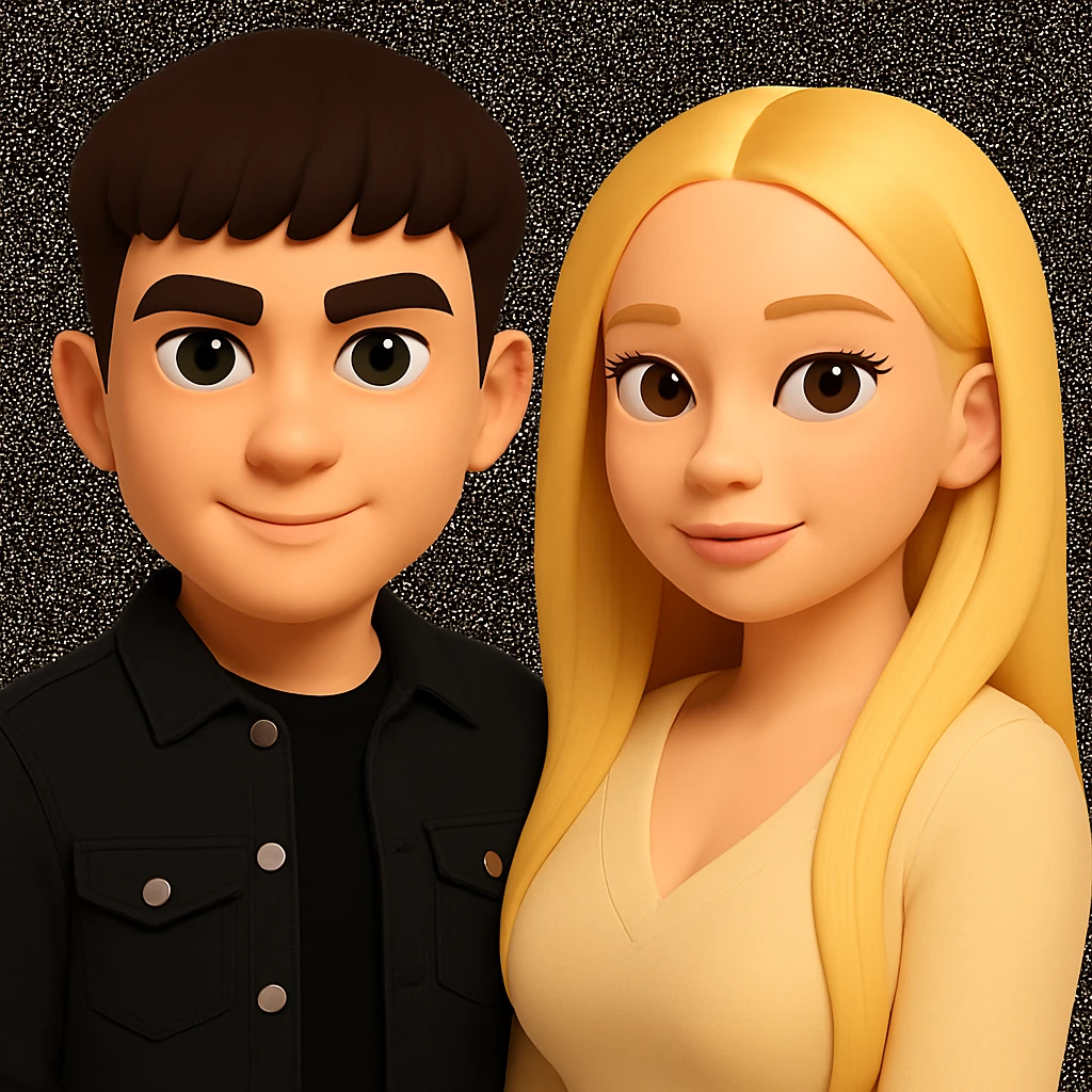 Make the upper body of the girl slightly more voluminous with very subtle and natural changes. Slightly shift the girl to the right. Preserve the original style and look of the image. emoji