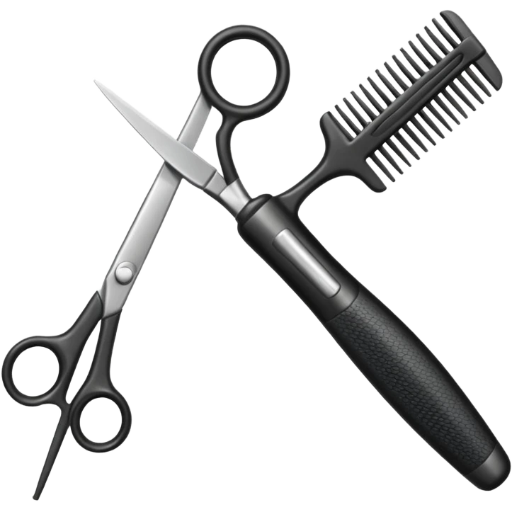 hairdresser tool emoji
