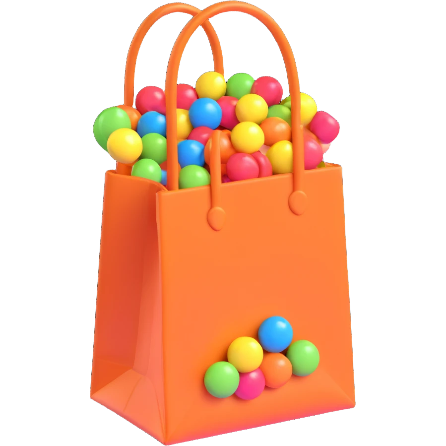 bag with candy emoji