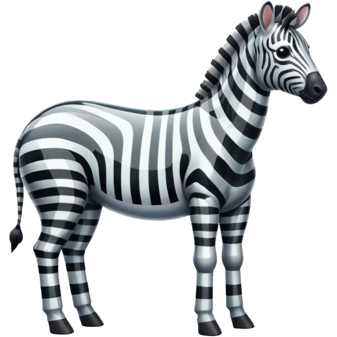 glassed zebra emoji