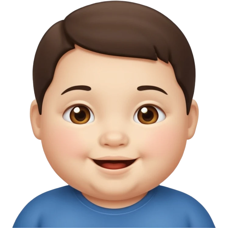 배불러하는 아이 emoji