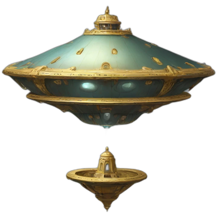 Baroque UFO emoji