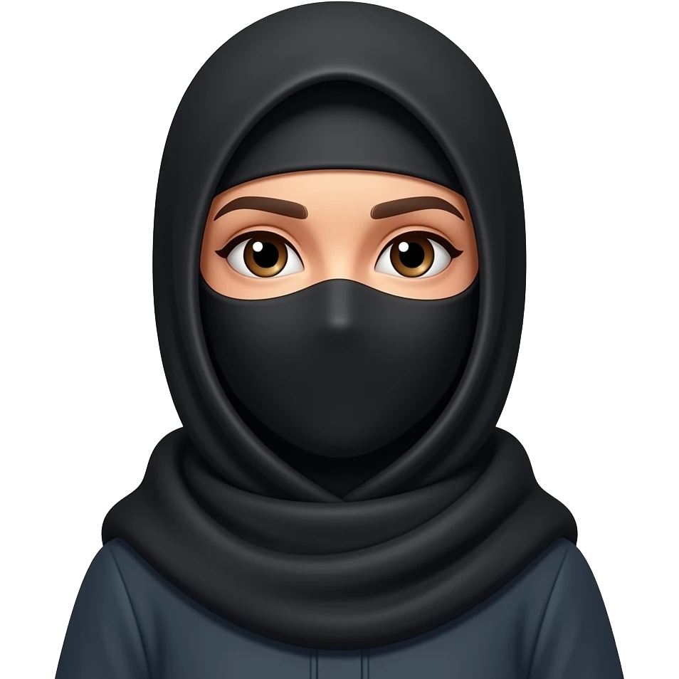 ايموج فتاه بالنقاب emoji