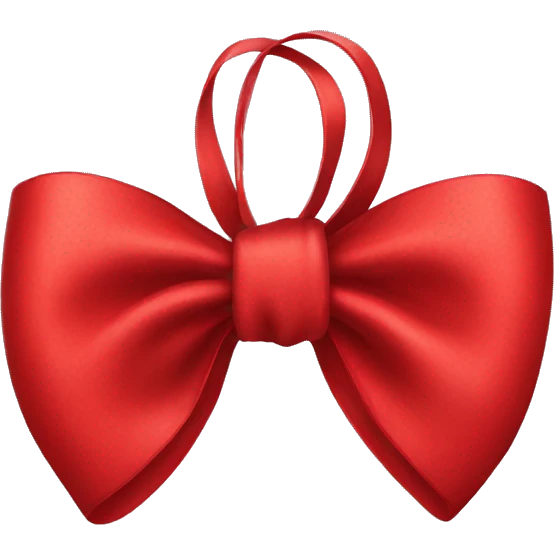 red bow emoji