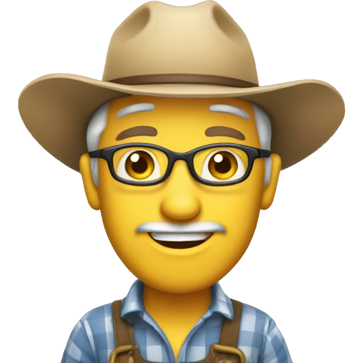 funny farmer emoji