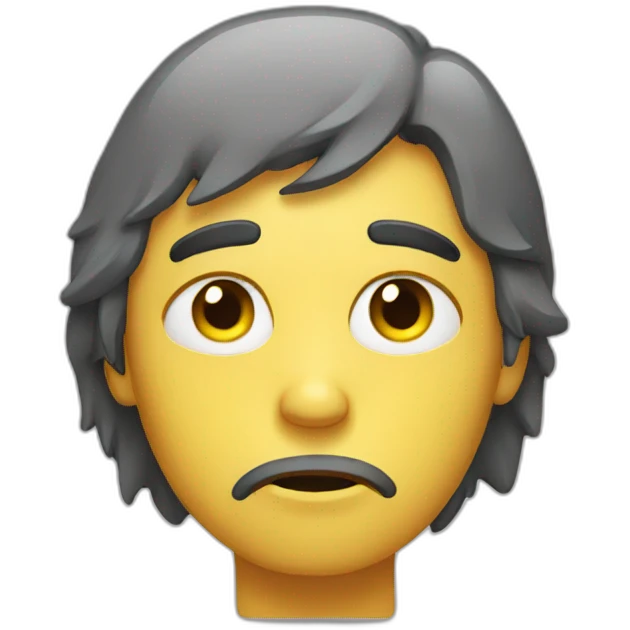 Depressed emoji