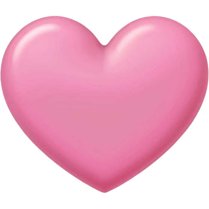 Pink line hand drawn Heart emoji