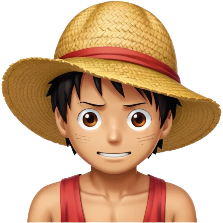 Luffy from one peice emoji