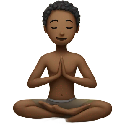 doing yoga in the mud emoji