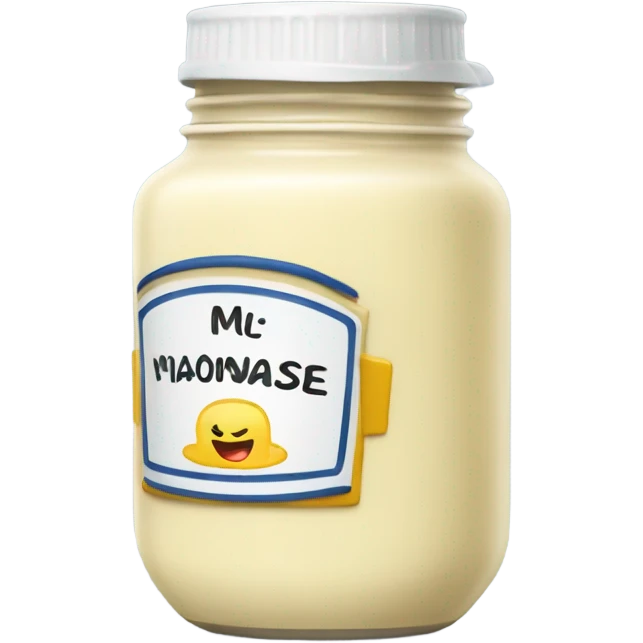 mayonnaise name sauce jar emoji