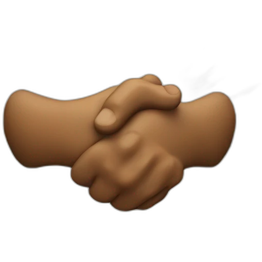 Fist bump with explosion emoji