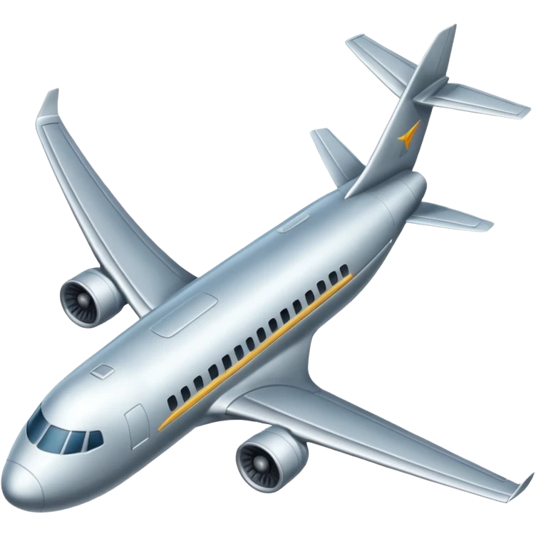 airplane viewed from above emoji
