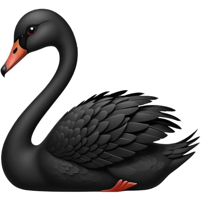 Cisne negro imponente emoji
