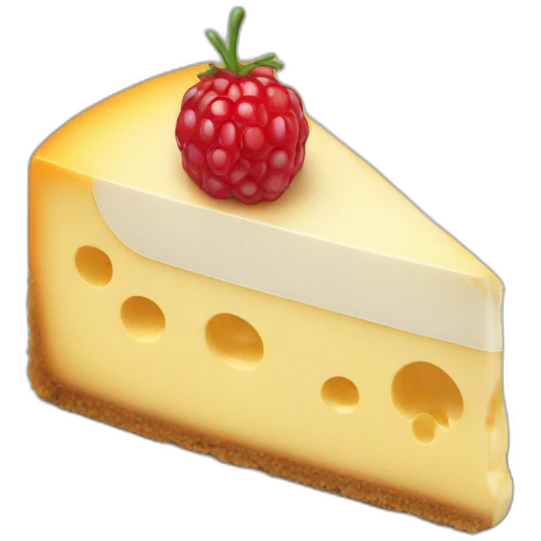 Cheese cake emoji